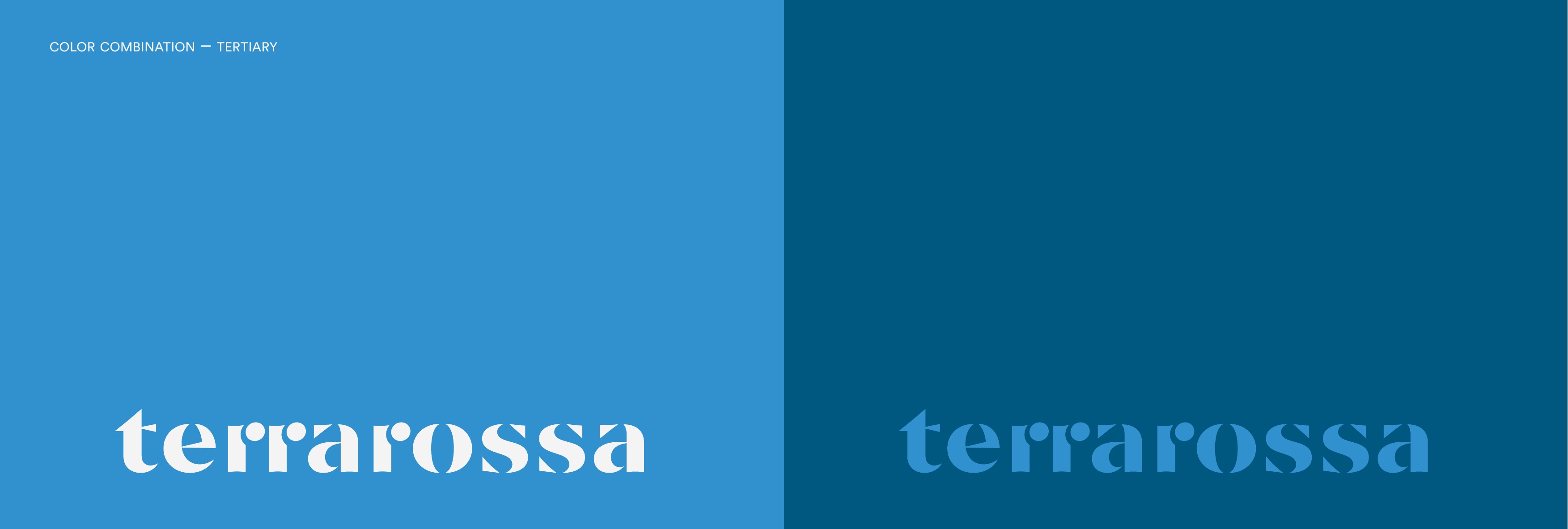 Terrarossa colour combination — tertiary palette